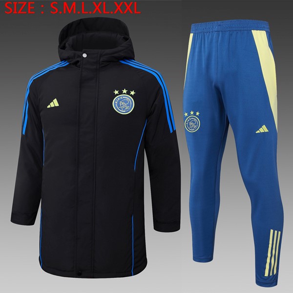 Abrigo Ajax Conjunto Completo 2024/25 Negro